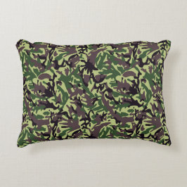Hunters Green Camo Pattern Accent Kussen