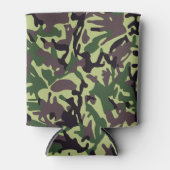 Hunters Green Camo Pattern Blikjeskoeler (Voorkant)