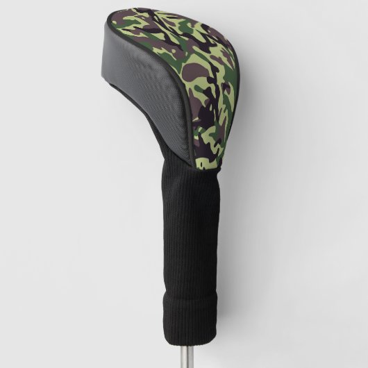 Hunters Green Camo Pattern Golfheadcover (Schuin)