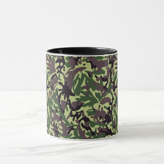 Hunters Green Camo Pattern Mok (Midden)