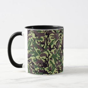 Hunters Green Camo Pattern Mok