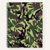 Hunters Green Camo Pattern Notitieboek (Voorkant)