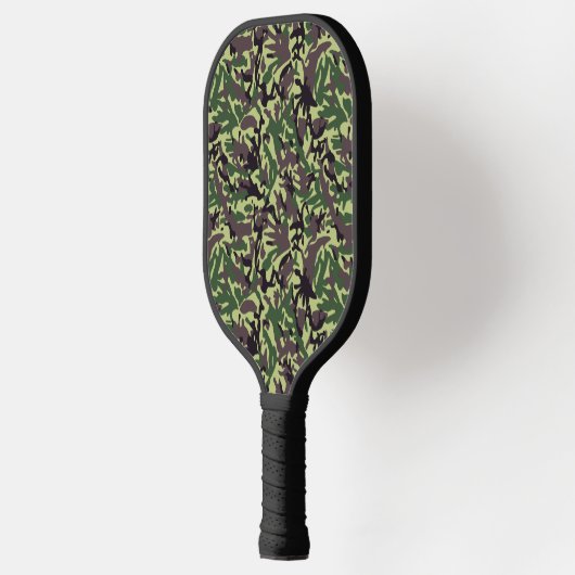 Hunters Green Camo Pattern Pickleball Paddle (Links)