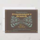 Hunter's Groomsmen's Brunch Uitnodiging (Voorkant)