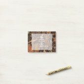 Hunters Herfst Camouflage Keep Calm Jouw tekst Post-it® Notes (Op bureau)
