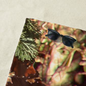 Hunter's Herfst Camouflage schilderdecor Strandlaken (In situ)