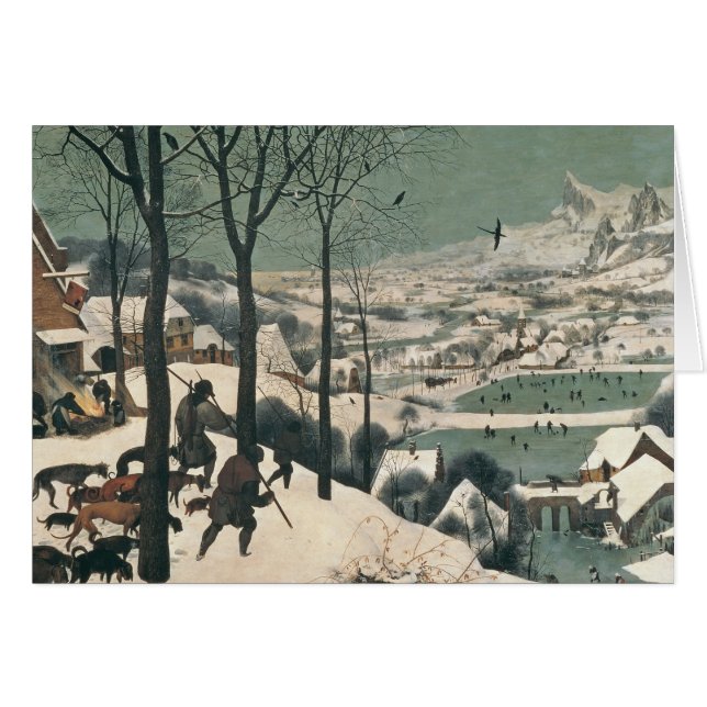 Hunters in de sneeuw - januari 1565 (Voorkant Horizontaal)