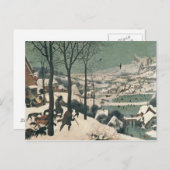 Hunters in de sneeuw - januari 1565 briefkaart (Voorkant / Achterkant)