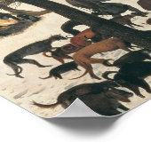 Hunters in de sneeuw - januari 1565 poster (Hoek)