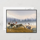 Hunters in the Mist (Cariou) Briefkaart (Voorkant / Achterkant)