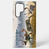 Hunters in the Mist (Cariou) Samsung Galaxy Hoesje (Achterkant)