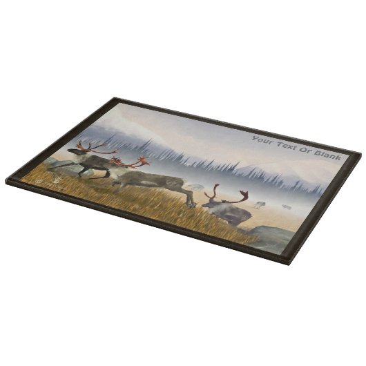 Hunters in the Mist (Cariou) Snijplank (Hoek)