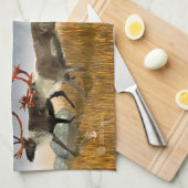 Hunters in the Mist (Cariou) Theedoek (Quarter Fold)