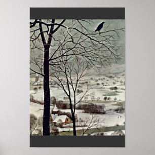 Hunters In The Snow (Month Of January) Detail Poster