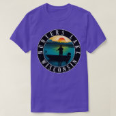 Hunters Lake Wisconsin Vist T-shirt (Design voorkant)