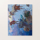 Hunter's Luck by Charles Marion Russell Legpuzzel (Verticaal)