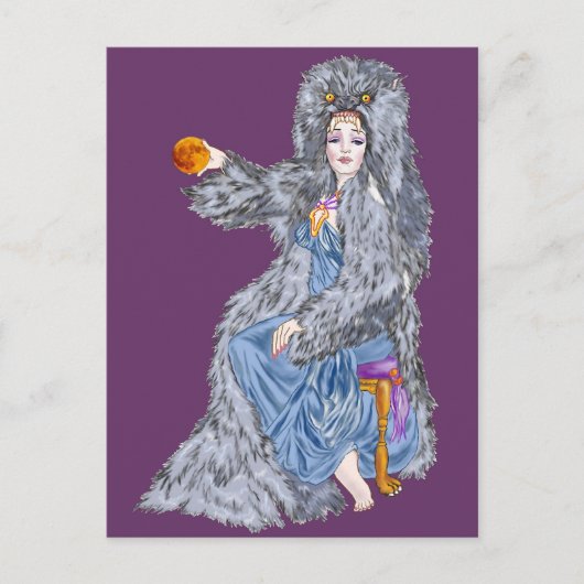 Hunter's Moon Briefkaart (Voorkant)