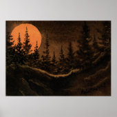 "Hunter's Moon - Light" Poster Nocturnal (Voorkant)