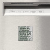 Hunters Toast Funny Green Camouflage Magneet (Insitu (Vaatwasser))