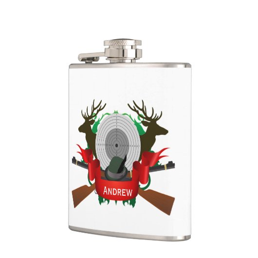 Hunters Vinyl Wrapped Flask Heupfles (Links)