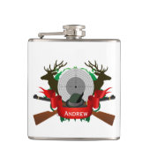 Hunters Vinyl Wrapped Flask Heupfles (Voorkant)