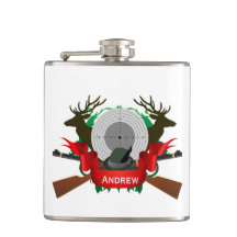 Hunters Vinyl Wrapped Flask