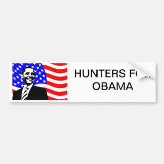 HUNTERS VOOR OBAMA BUMPERSTICKER