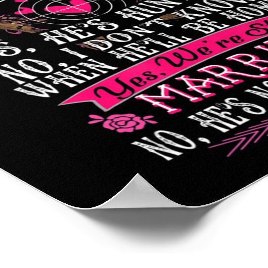 Hunter's vrouw Ja Hij jaagt vlinder voor Poster (Hoek)