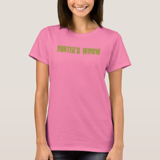 Hunter's weduwe t-shirt (Voorkant)