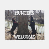Hunters Welcome Coonhounds Treing Deurmat (Voorkant)