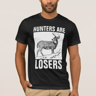 HUNTERS ZIJN LOSERS, T-shirts tegen jacht