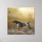 Hunteseizoen, Duitse kustwijzer Tapest Canvas Afdruk (Voorkant)