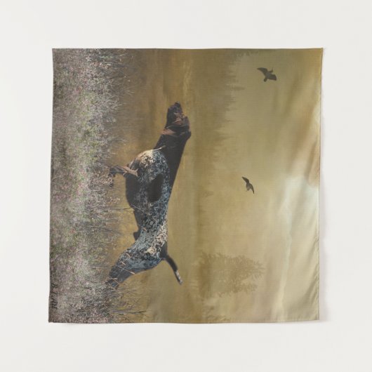 Hunteseizoen, Duitse shorthaired pointer Wandkleed (Voorkant (horizontaal))