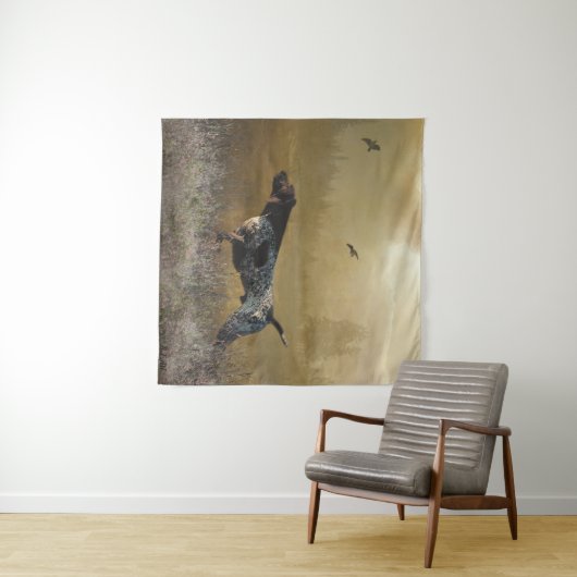 Hunteseizoen, Duitse shorthaired pointer Wandkleed (In Situ (horizontaal))