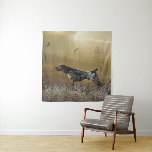 Hunteseizoen, Duitse shorthaired pointer Wandkleed (In situ)