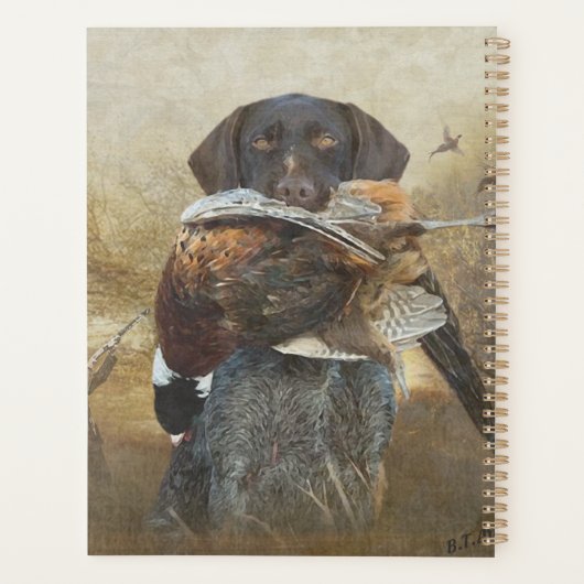 Hunteseizoen, Duitse Wirehaire Pointer Tapest Planner (Achterkant)