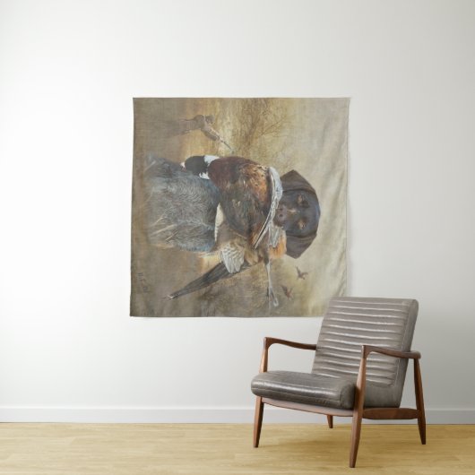 Hunteseizoen, Duitse Wirehaire Pointer Wandkleed (In Situ (horizontaal))