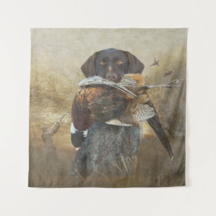 Hunteseizoen, Duitse Wirehaire Pointer Wandkleed