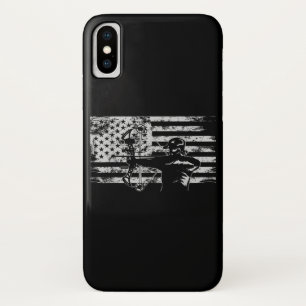 Hunting Archer American Flag Bowhunting Hunt Case-Mate iPhone Case