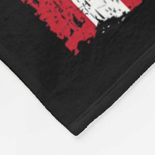 Hunting Archer Amerikaanse vlag Bowhunting Bowhunt Fleece Deken (Hoek)