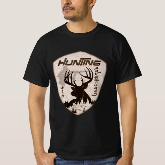 Hunting avventures T-Shirt (Voorkant)