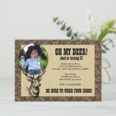 Hunting Birthday Kaart (Staand voorkant)