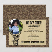 Hunting Birthday Kaart (Voorkant / Achterkant)