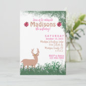 Hunting Birthday Kaart (Staand voorkant)