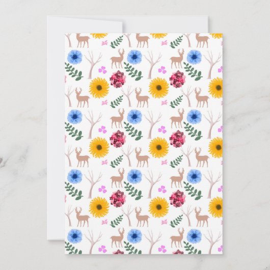 Hunting Birthday Kaart (Achterkant)