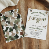 Hunting Boy-Baby shower Kaart