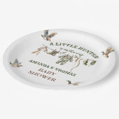 Hunting Boy Baby Shower  Papieren Bordje (Gekanteld)