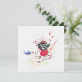Hunting Butterflies ~ Invitation Kaart (Staand voorkant)