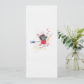 Hunting Butterflies ~ Invitations / RSVP Kaart (Staand voorkant)