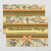 Hunting Camo Bachelorette Party Kaart (Voorkant / Achterkant)